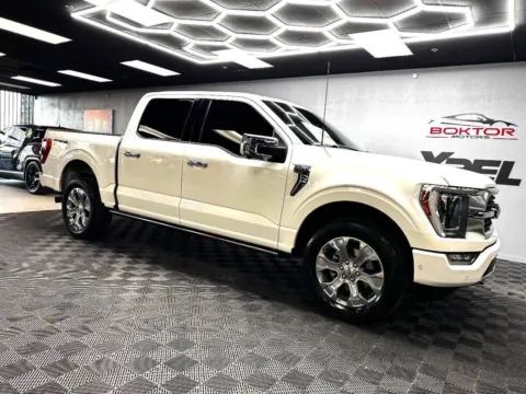 White 2022 Ford F-150 Platinum 4x4 4dr SuperCrew 5.5 ft. SB for sale in Las Vegas, NV