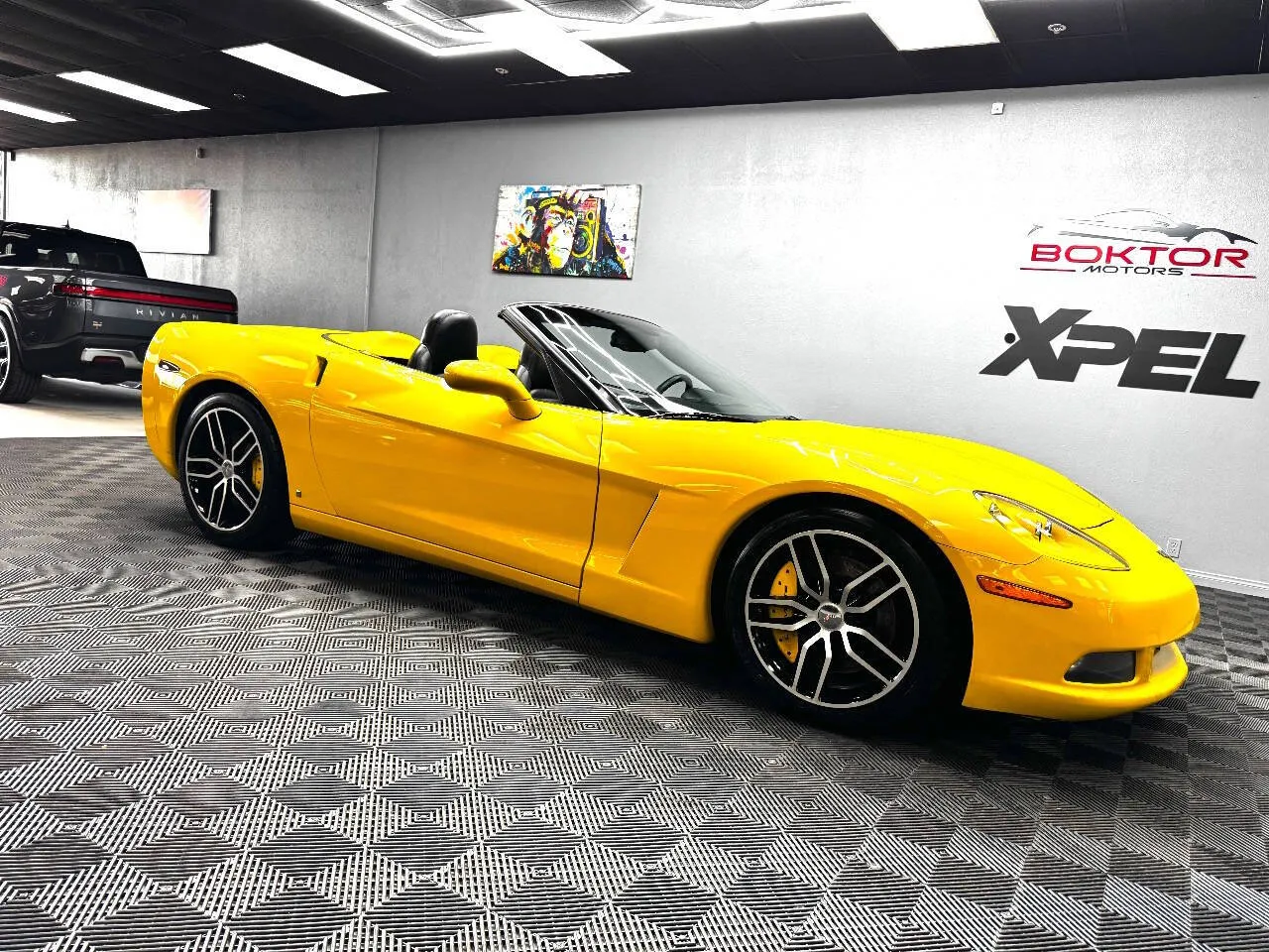 Yellow 2007 Chevrolet Corvette Base 2dr Convertible for sale in Las Vegas, NV
