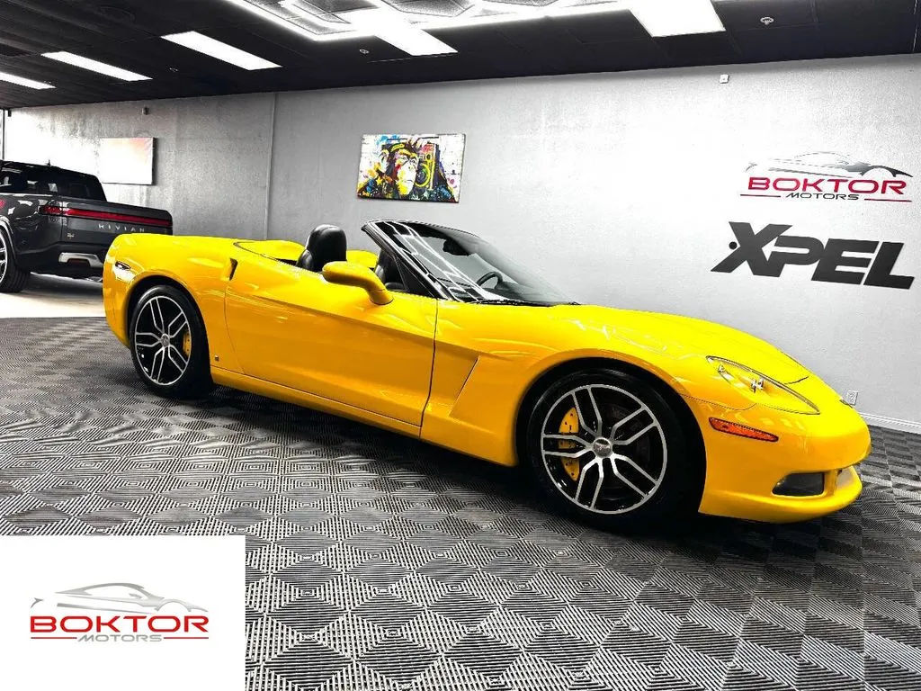 Yellow 2007 Chevrolet Corvette for sale in Las Vegas, NV