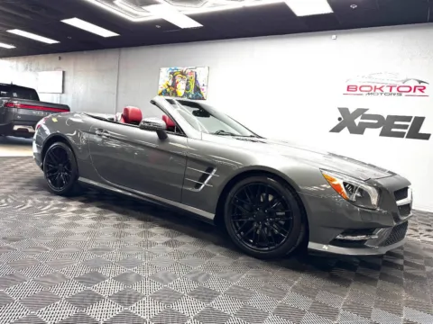 Gray 2016 Mercedes-Benz SL-Class SL 550 2dr Convertible for sale in Las Vegas, NV
