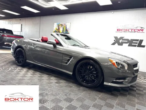 Yellow 2016 Mercedes-Benz SL-Class SL 550 for sale in Las Vegas, NV