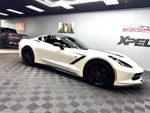 White 2016 Chevrolet Corvette Stingray Z51 2dr Coupe w/2LT for sale in Las Vegas, NV