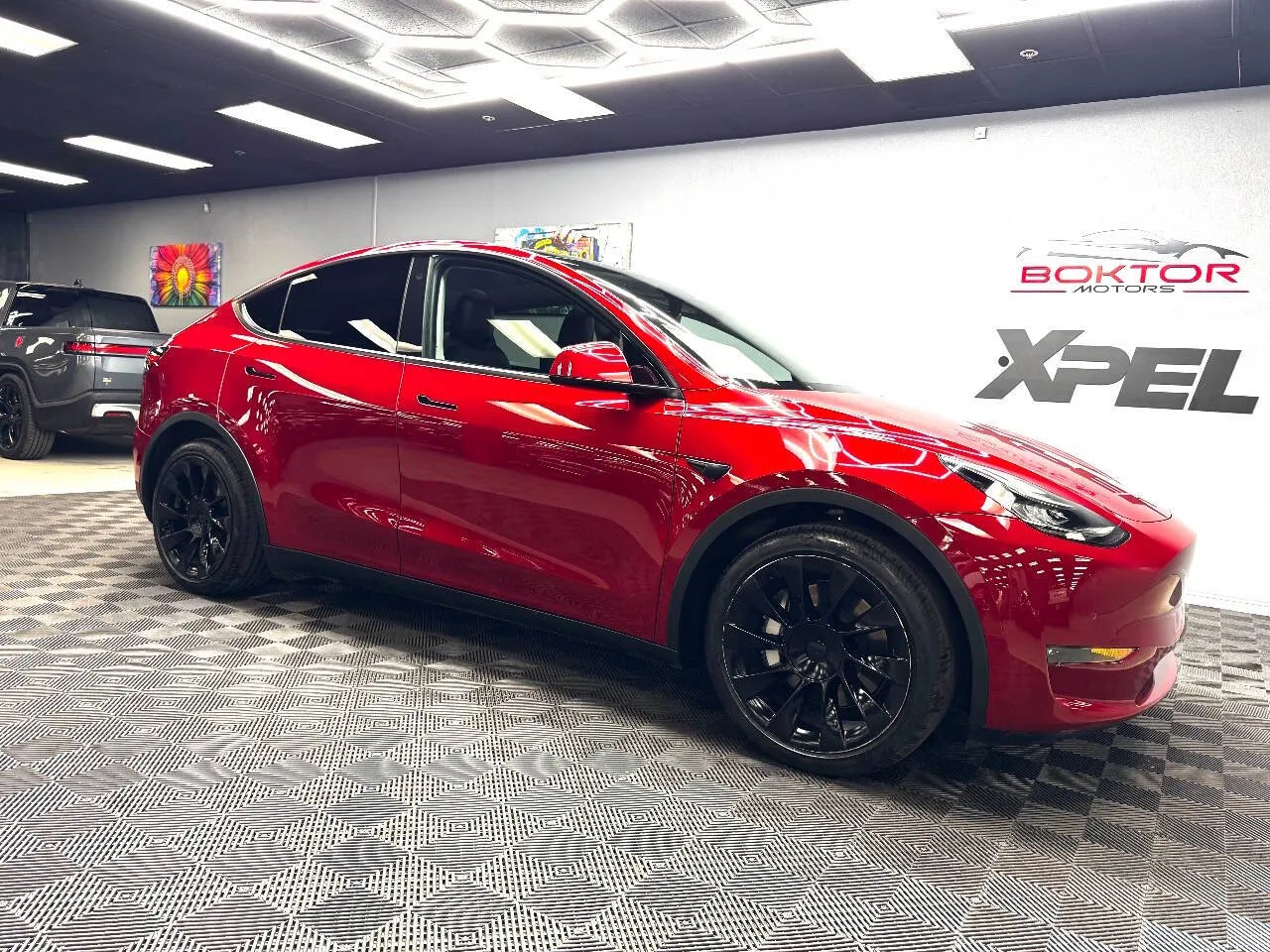 Red 2021 Tesla Model Y Long Range AWD 4dr Crossover for sale in Las Vegas, NV