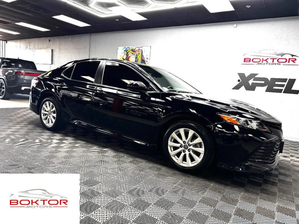 Black 2019 Toyota Camry LE for sale in Las Vegas, NV