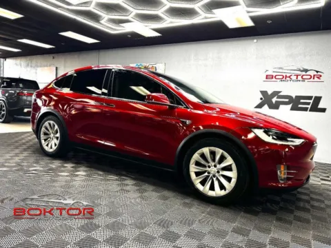 Red 2017 Tesla Model X 75D for sale in Las Vegas, NV