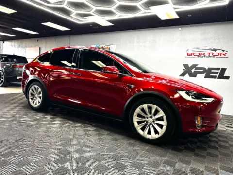 Red 2017 Tesla Model X 75D AWD 4dr SUV for sale in Las Vegas, NV