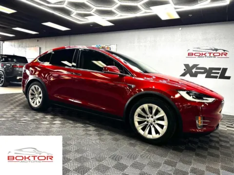 Red 2017 Tesla Model X 75D for sale in Las Vegas, NV