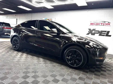 Black 2021 Tesla Model Y Long Range AWD 4dr Crossover for sale in Las Vegas, NV