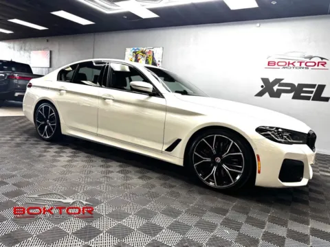 White 2023 BMW 5 Series M550i xDrive for sale in Las Vegas, NV