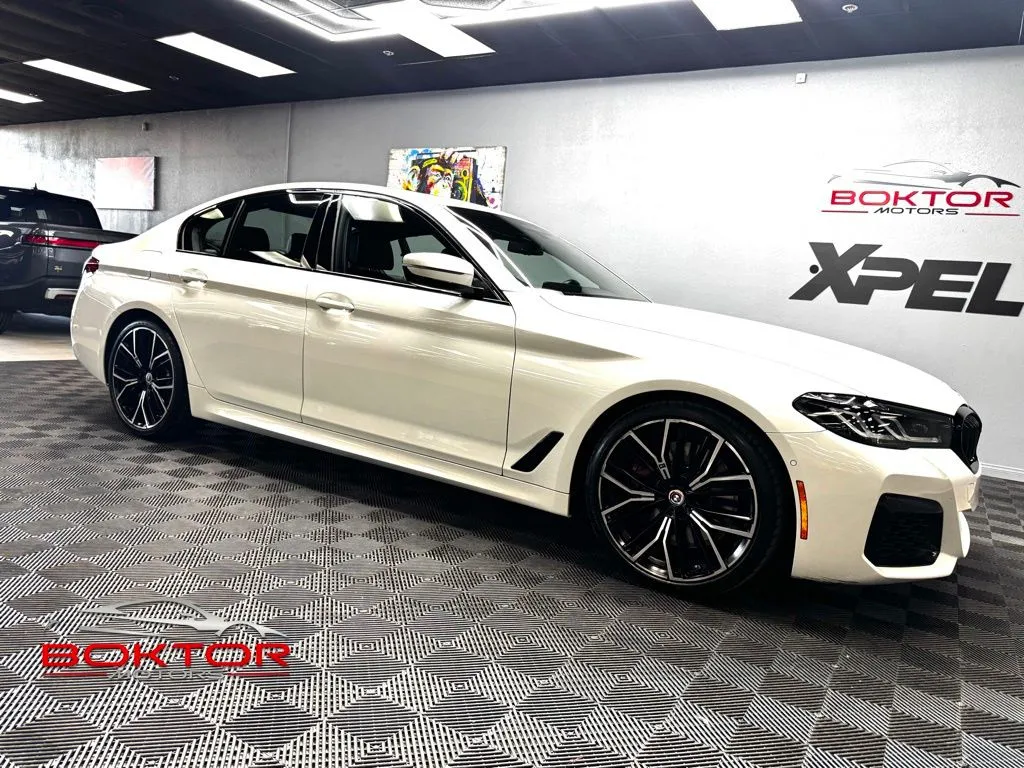 White 2023 BMW 5 Series M550i xDrive for sale in Las Vegas, NV