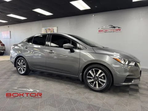 Gray 2021 Nissan Versa 1.6 SV for sale in Las Vegas, NV