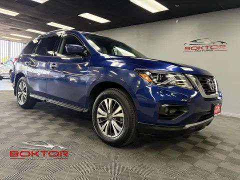 Blue 2020 Nissan Pathfinder SV for sale in Las Vegas, NV