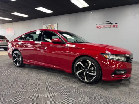 Red 2018 Honda Accord Sport 4dr Sedan (1.5T I4 CVT) for sale in Las Vegas, NV
