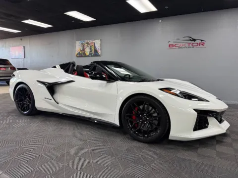 White 2024 Chevrolet Corvette Z06 2dr Convertible w/3LZ for sale in Las Vegas, NV
