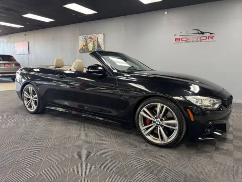 Black 2017 BMW 4 Series 440i 2dr Convertible for sale in Las Vegas, NV