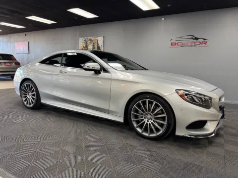 Silver 2016 Mercedes-Benz S-Class S 550 4MATIC AWD 2dr Coupe for sale in Las Vegas, NV