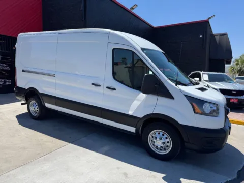 White 2024 Ford Transit 250 AWD 3dr LWB Medium Roof Cargo Van for sale in Las Vegas, NV