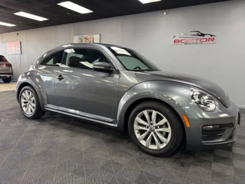 Gray 2017 Volkswagen Beetle 1.8T Classic 2dr Coupe for sale in Las Vegas, NV