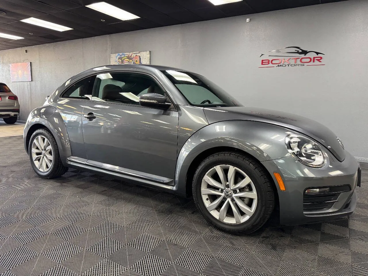 Gray 2017 Volkswagen Beetle 1.8T Classic 2dr Coupe for sale in Las Vegas, NV