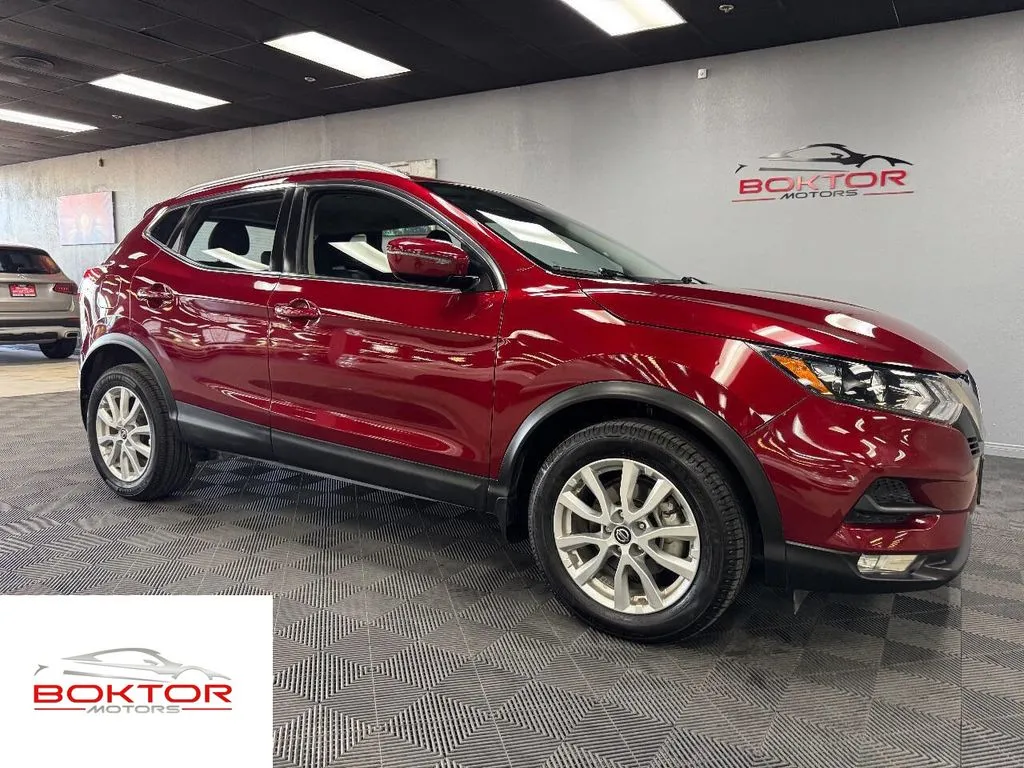 Red 2021 Nissan Rogue Sport SV for sale in Las Vegas, NV