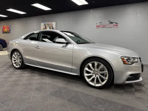 Silver 2015 Audi A5 2.0T quattro Premium Plus AWD 2dr Coupe 8A for sale in Las Vegas, NV