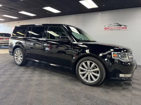 Black 2018 Ford Flex Limited AWD 4dr Crossover w/EcoBoost for sale in Las Vegas, NV