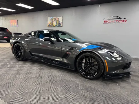 Gray 2017 Chevrolet Corvette Grand Sport 2dr Coupe w/3LT for sale in Las Vegas, NV