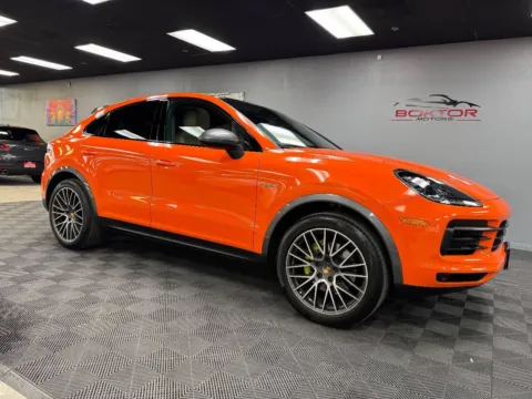 Orange 2021 Porsche Cayenne E Hybrid Coupe AWD 4dr SUV for sale in Las Vegas, NV
