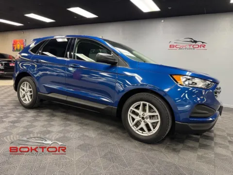 Blue 2021 Ford Edge SE for sale in Las Vegas, NV