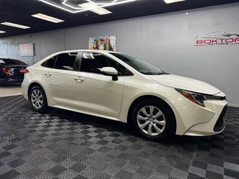 White 2021 Toyota Corolla LE 4dr Sedan for sale in Las Vegas, NV