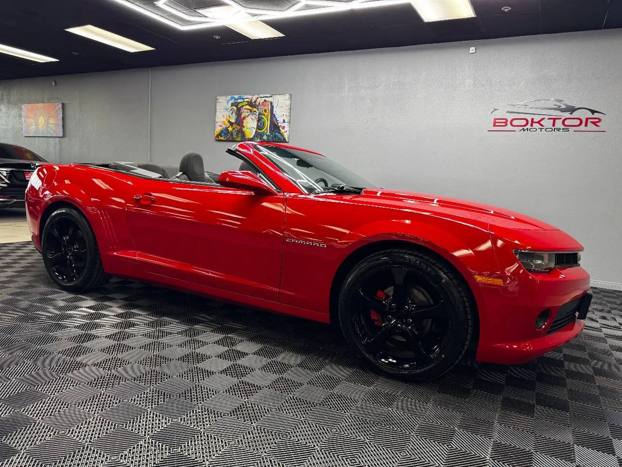 Red 2015 Chevrolet Camaro LT 2dr Convertible w/1LT for sale in Las Vegas, NV