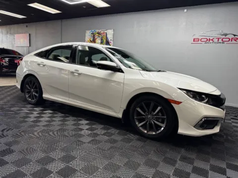 White 2019 Honda Civic EX 4dr Sedan for sale in Las Vegas, NV
