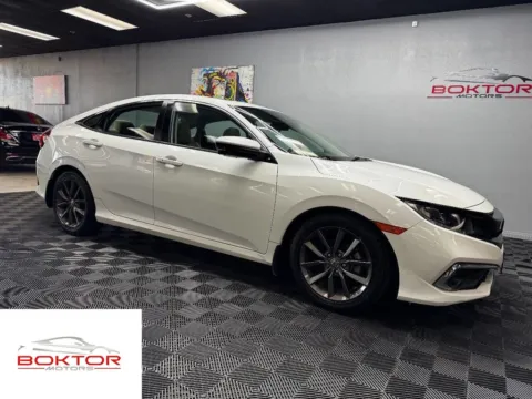 White 2019 Honda Civic EX for sale in Las Vegas, NV