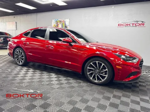 Red 2022 Hyundai Sonata Limited for sale in Las Vegas, NV