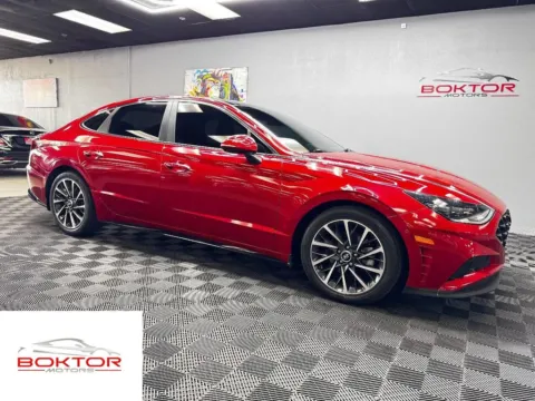 Red 2022 Hyundai Sonata Limited for sale in Las Vegas, NV