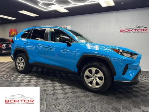 Blue 2020 Toyota RAV4 LE for sale in Las Vegas, NV