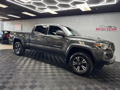 Gray 2018 Toyota Tacoma TRD Sport 4x4 4dr Double Cab 6.1 ft LB for sale in Las Vegas, NV