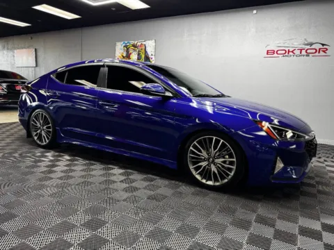 Blue 2020 Hyundai Elantra Sport 4dr Sedan for sale in Las Vegas, NV