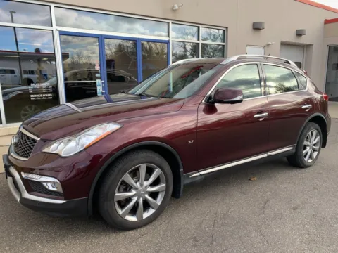 Red 2017 INFINITI QX50 for sale in Meriden, CT