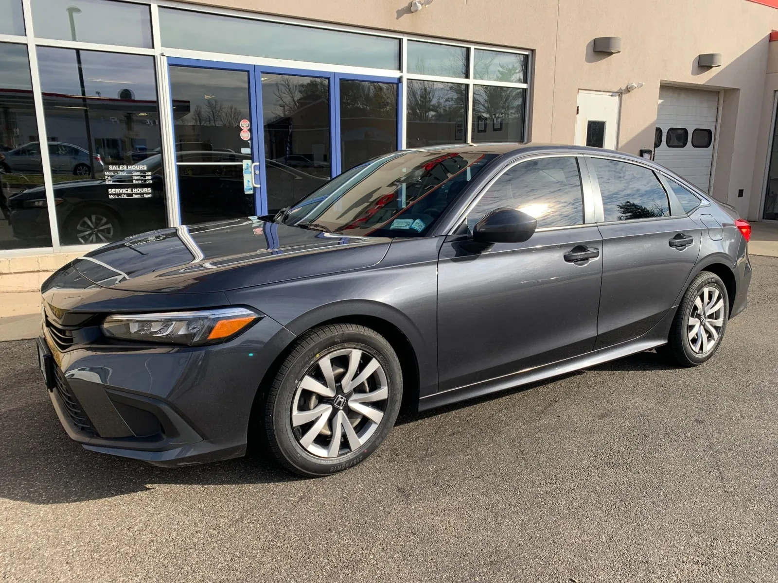 Gray 2022 Honda Civic Sedan LX for sale in Meriden, CT