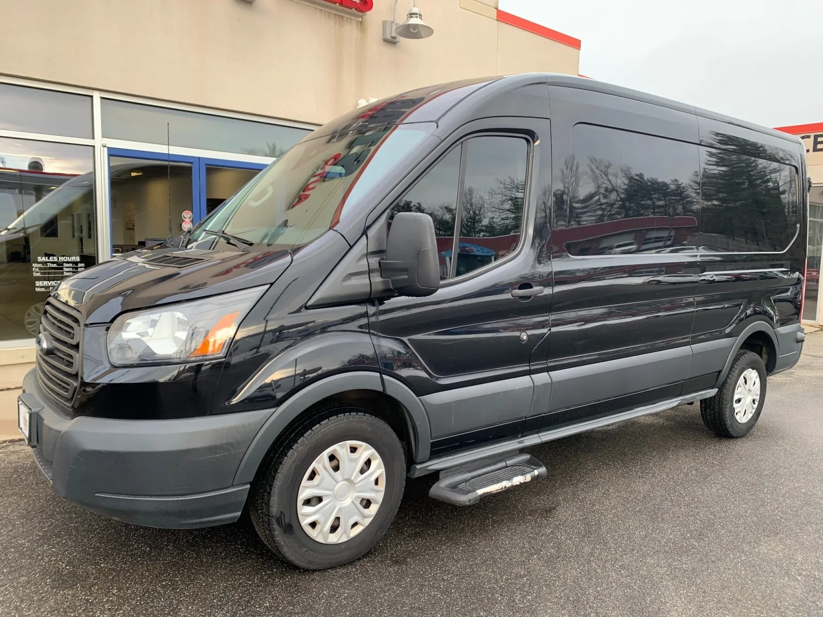 Black 2017 Ford Transit Van 350 for sale in Meriden, CT