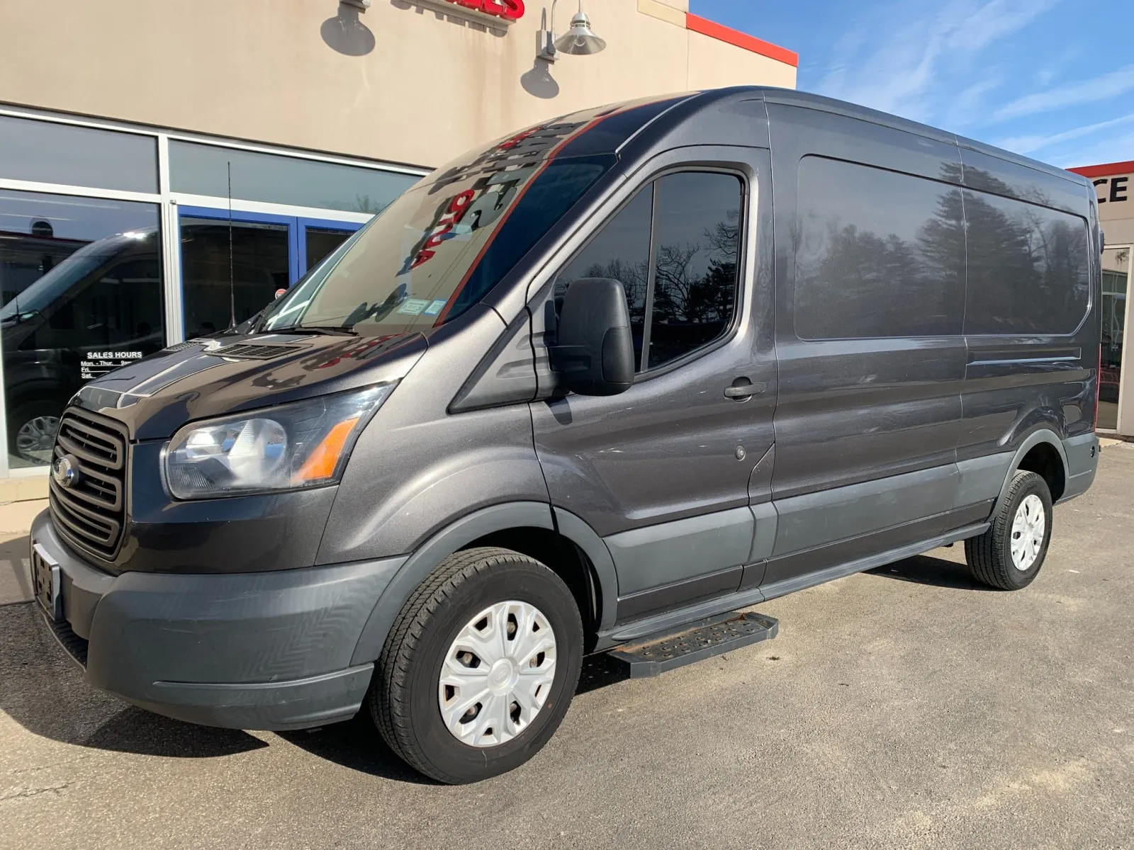 Gray 2017 Ford Transit Van 350 for sale in Meriden, CT
