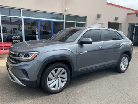 Silver 2022 Volkswagen Atlas Cross Sport 3.6L V6 SE w/Technology for sale in Meriden, CT