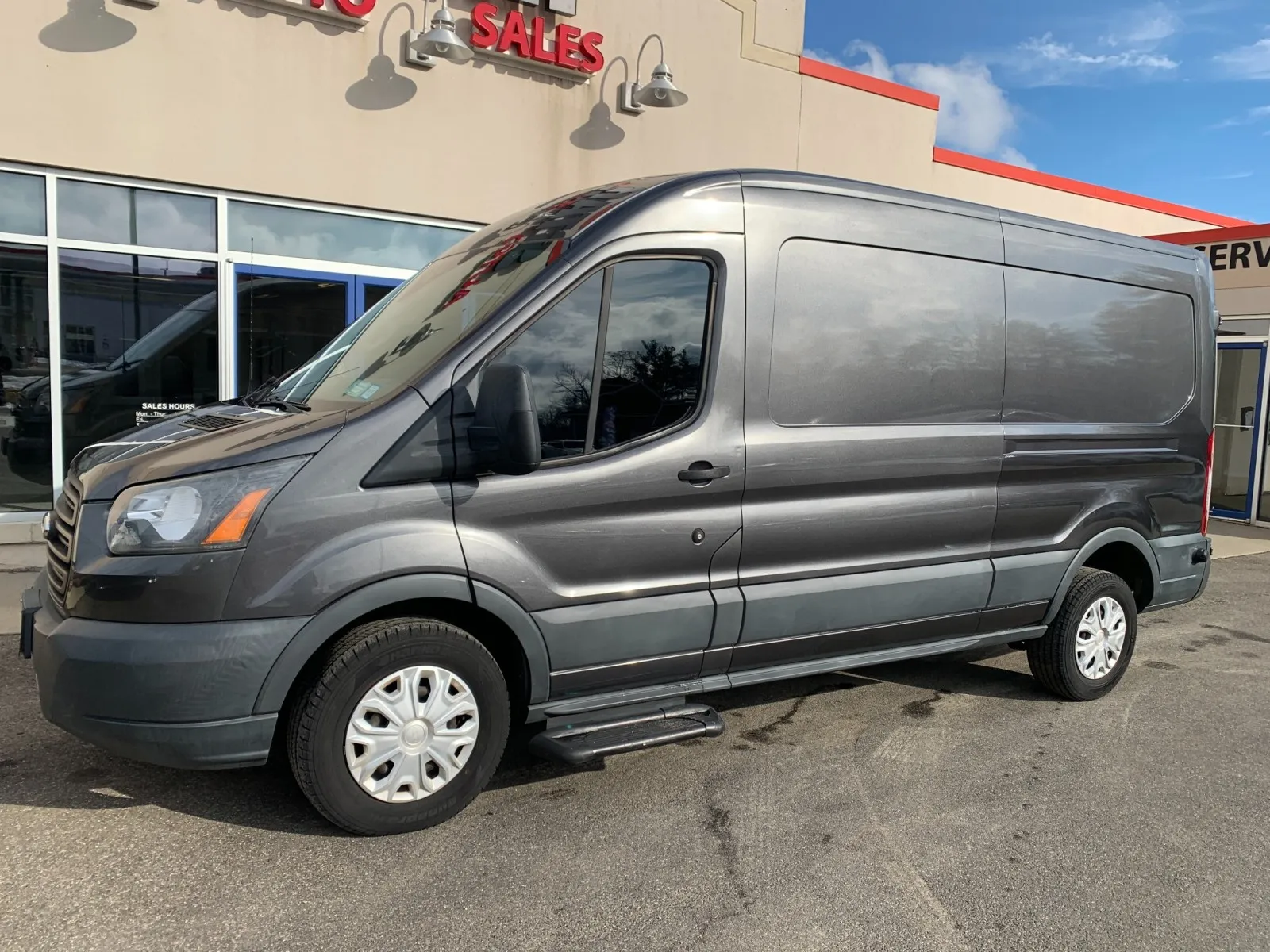 Gray 2017 Ford Transit Van 350 for sale in Meriden, CT