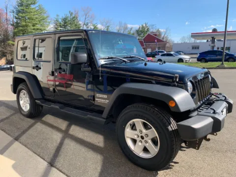 Another view of 2014 Jeep Wrangler Unlimited Sport for sale in Meriden, CT at Star Auto Sales
