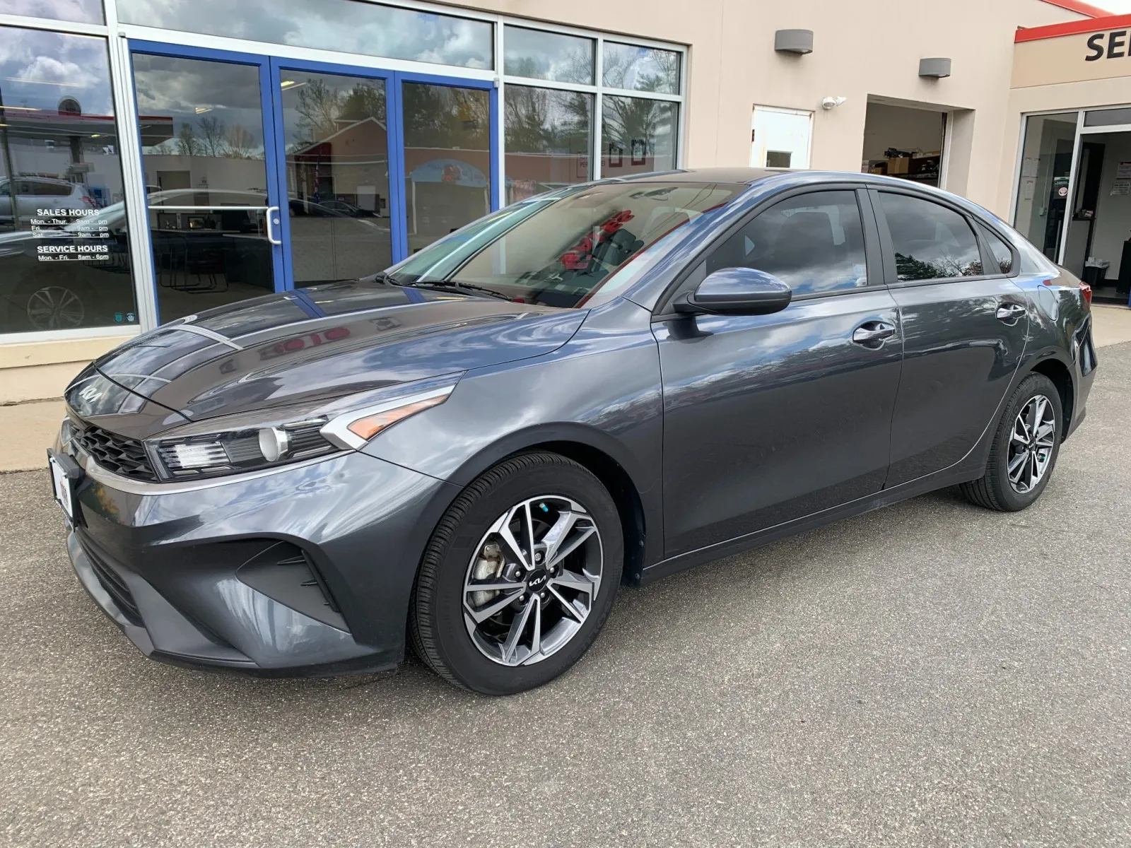 Gray 2022 Kia Forte LXS for sale in Meriden, CT
