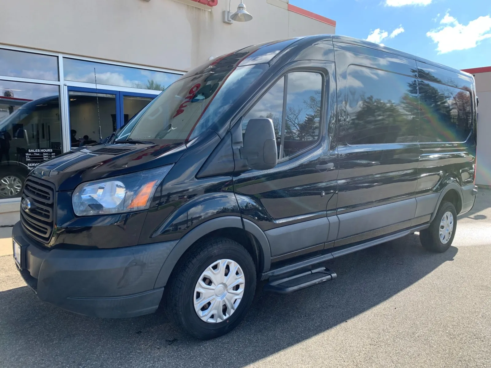 Black 2017 Ford Transit Van 350 for sale in Meriden, CT