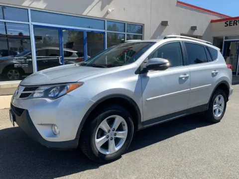Silver 2013 Toyota RAV4 XLE for sale in Meriden, CT