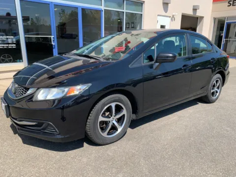 Black 2015 Honda Civic Sedan SE for sale in Meriden, CT