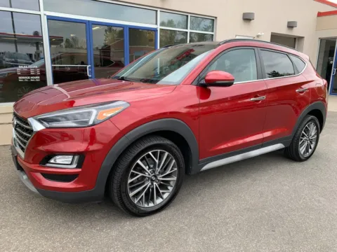 Red 2021 Hyundai Tucson Limited for sale in Meriden, CT